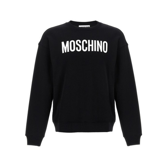 Moschino Other - Moschino Logo Print Cotton Sweatshirt With Crew Neck - NWT